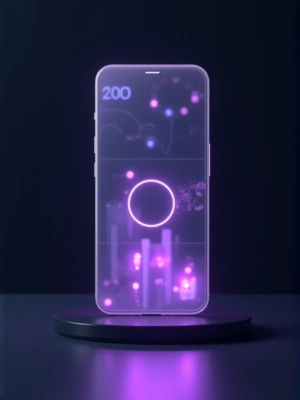 Mockup aplikacji mobilnej AI asystenta WGSC z dashboardem w czasie rzeczywistym